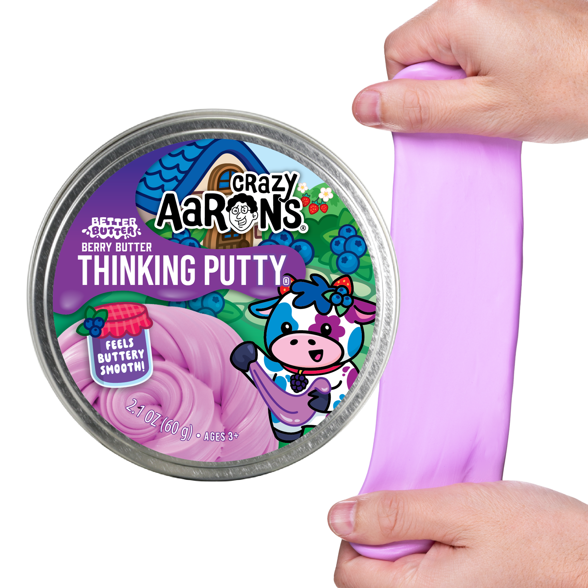 Crazy Aaron's Better Butter Berry Butter Thinking Putty tin