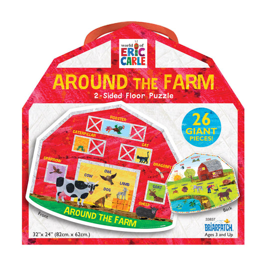 World Of Eric Carle - Around The Farm - 2-sided Floor Puzzle