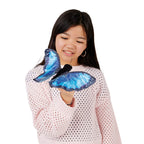 Blue Morpho Butterfly Puppet