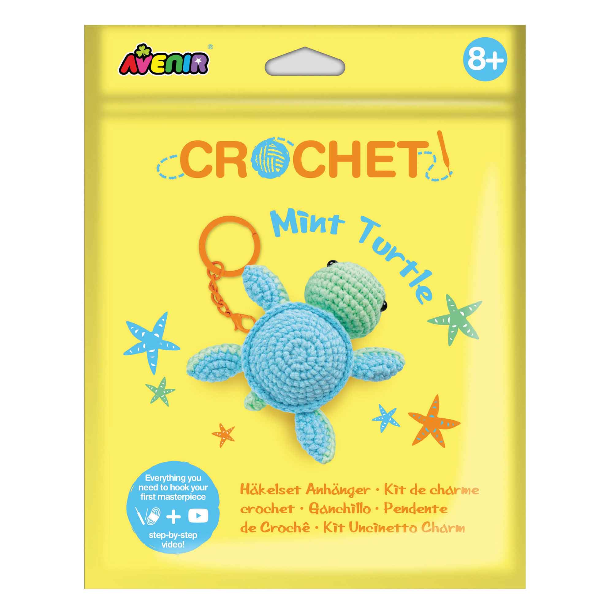 CROCHET MINT TURTLE