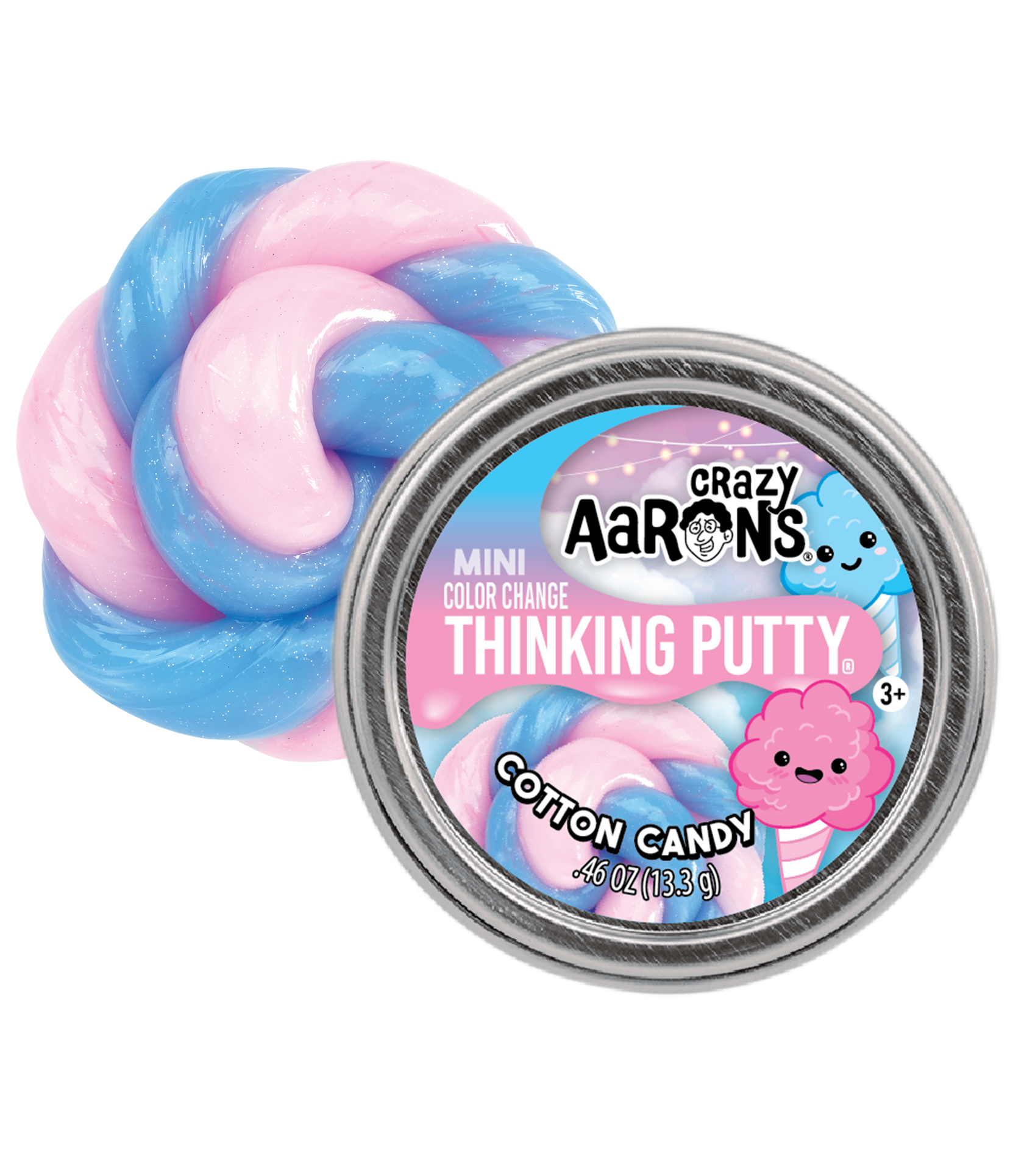 2" Mini Thinking Putty - Cotton Candy
