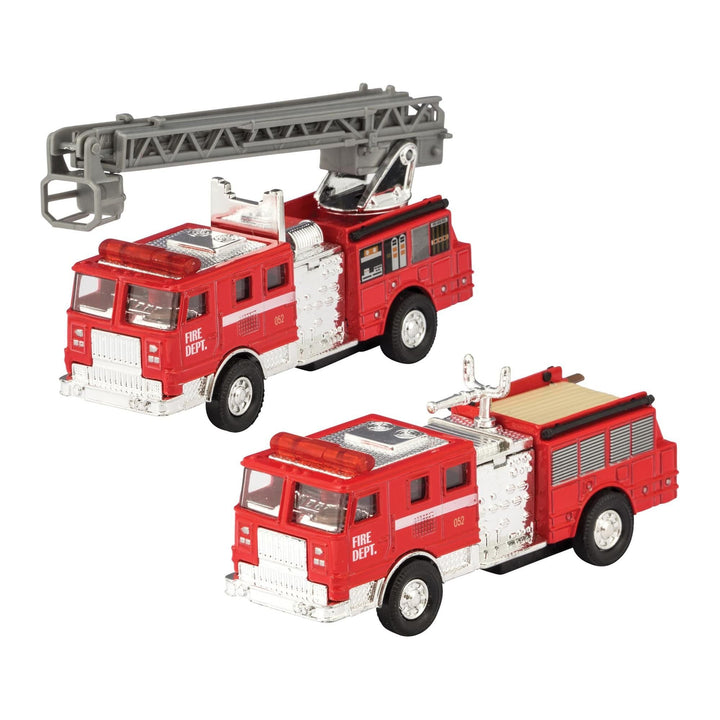 Pull-Back Fire Truck 5"
