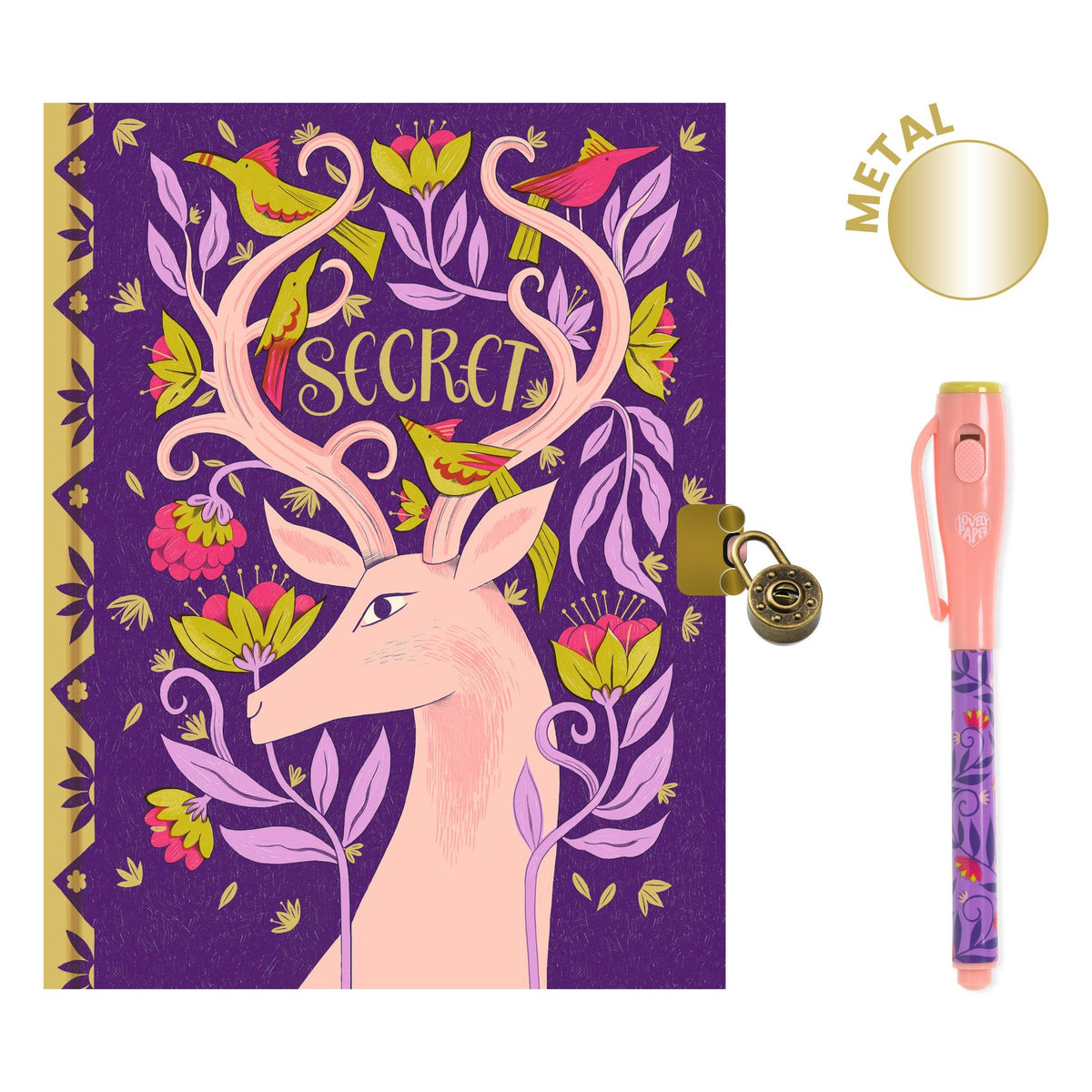 Secret Notebook and magic marker / Melissa