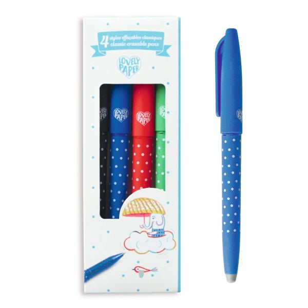 4 Classic erasable pens