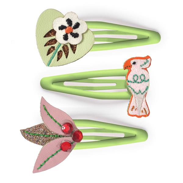 Plume / Colomba Barrette x3