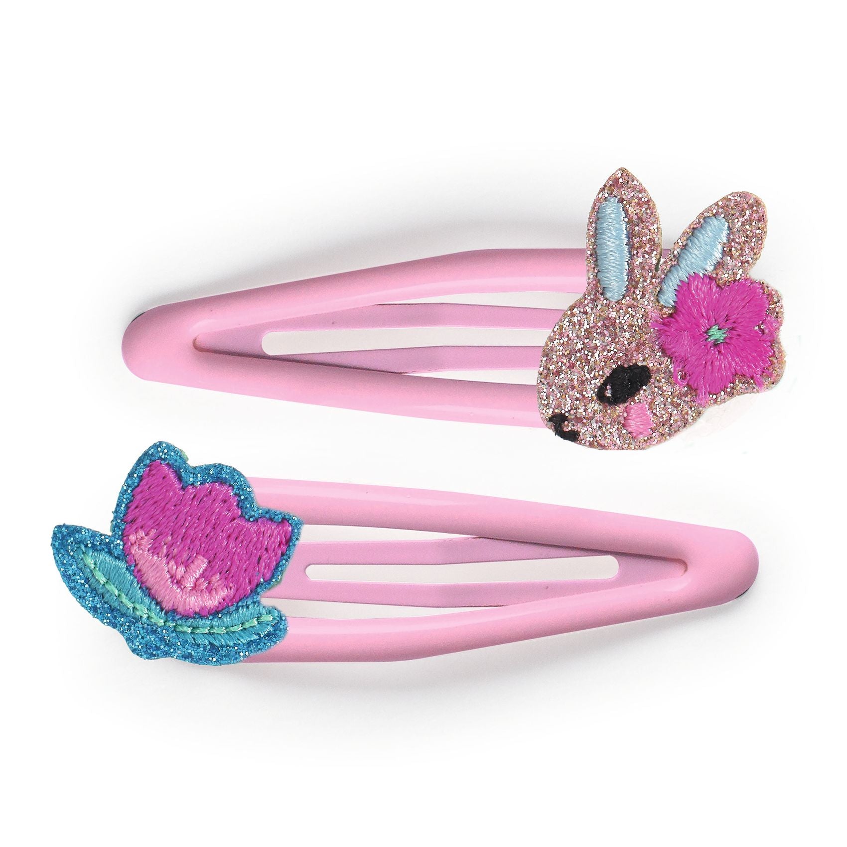 Plume / Anemone Barrette x2
