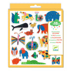 60 Felt Stickers / Animals Everywhere!