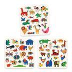 60 Felt Stickers / Animals Everywhere!