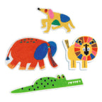 60 Felt Stickers / Animals Everywhere!