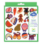 60 Felt Stickers / The Silly Ones!