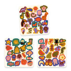 60 Felt Stickers / The Silly Ones!