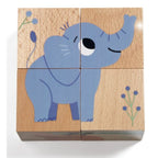 4 Wooden Cubes / Wild & Co