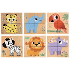 4 Wooden Cubes / Wild & Co