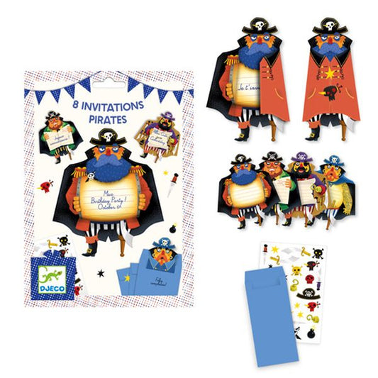 invitation cards / Pirates