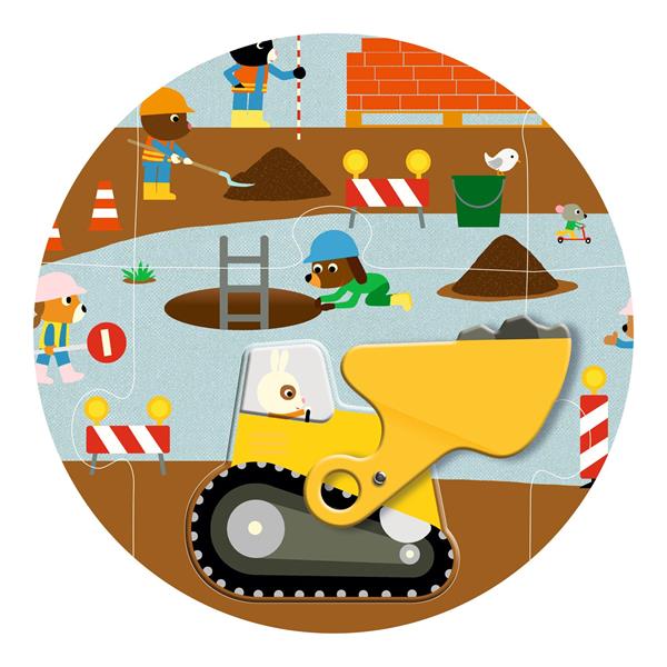 Giant Puzzle / Construction Site - 12Pcs + 5Pcs