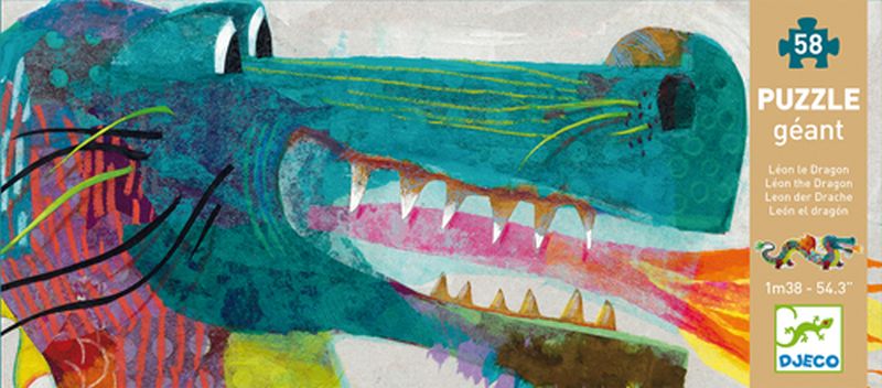 Giant Puzzle / Leon The Dragon / 58 Pcs
