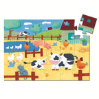 Silhouette Puzzle / Cow / 24 Pcs