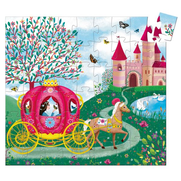 Silhouette Puzzle / Elise's Carriage / 54 Pcs