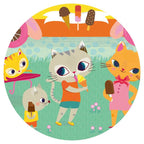 Silhouette Puzzle / The Ice Cream Truck / 16 Pcs