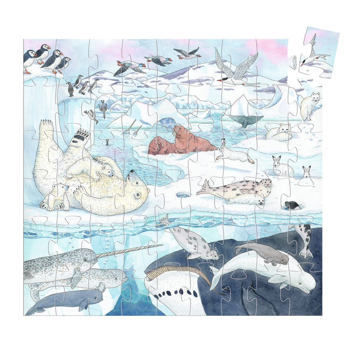Silhouette Puzzle / Polar Softness