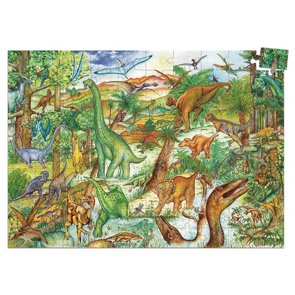 Observation Puzzle / Dinosaurs / 100 Pcs