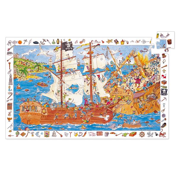 Observation Puzzle / Pirates / 100 Pcs