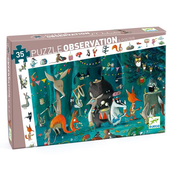 Observation puzzle / The orchestra / 35 pcs