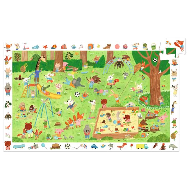 Observation Puzzle / Little Friends' Garden / 35 Pcs