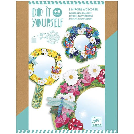 DIY / Mirrors To Decorate / Pretty Flowers