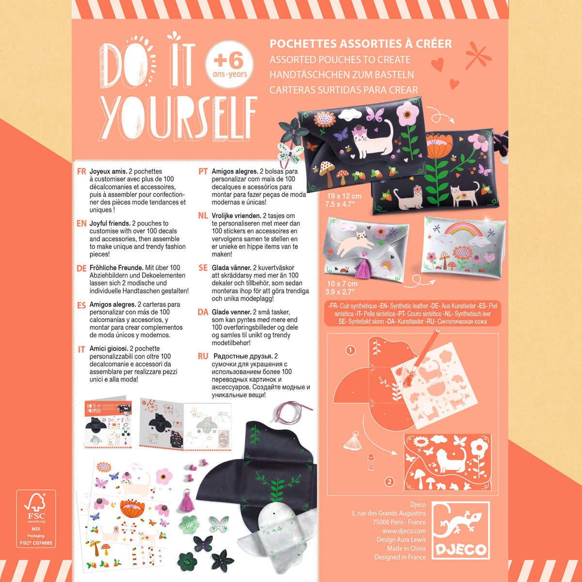 DIY / Pouches to Create: Joyful Friends
