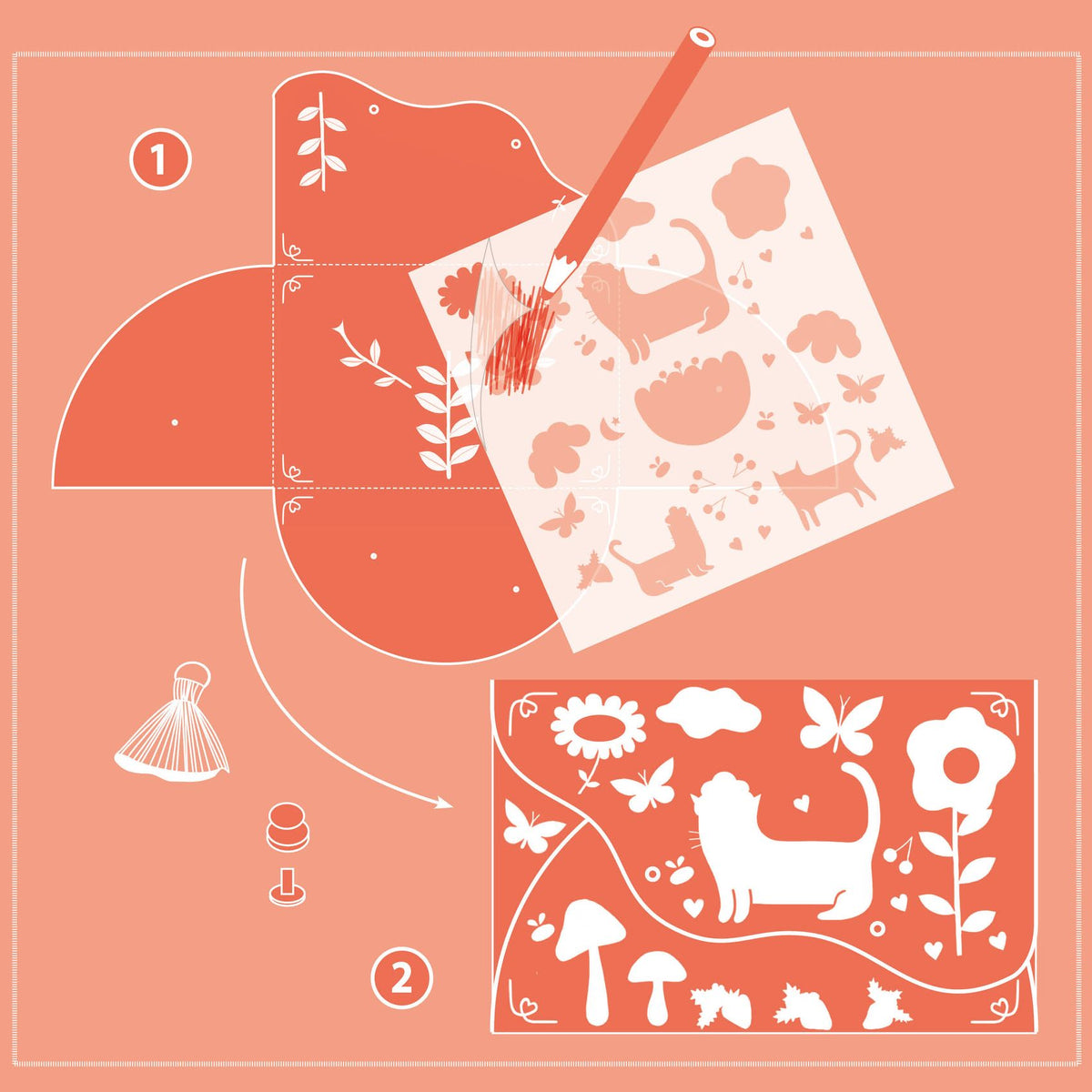 DIY / Pouches to Create: Joyful Friends