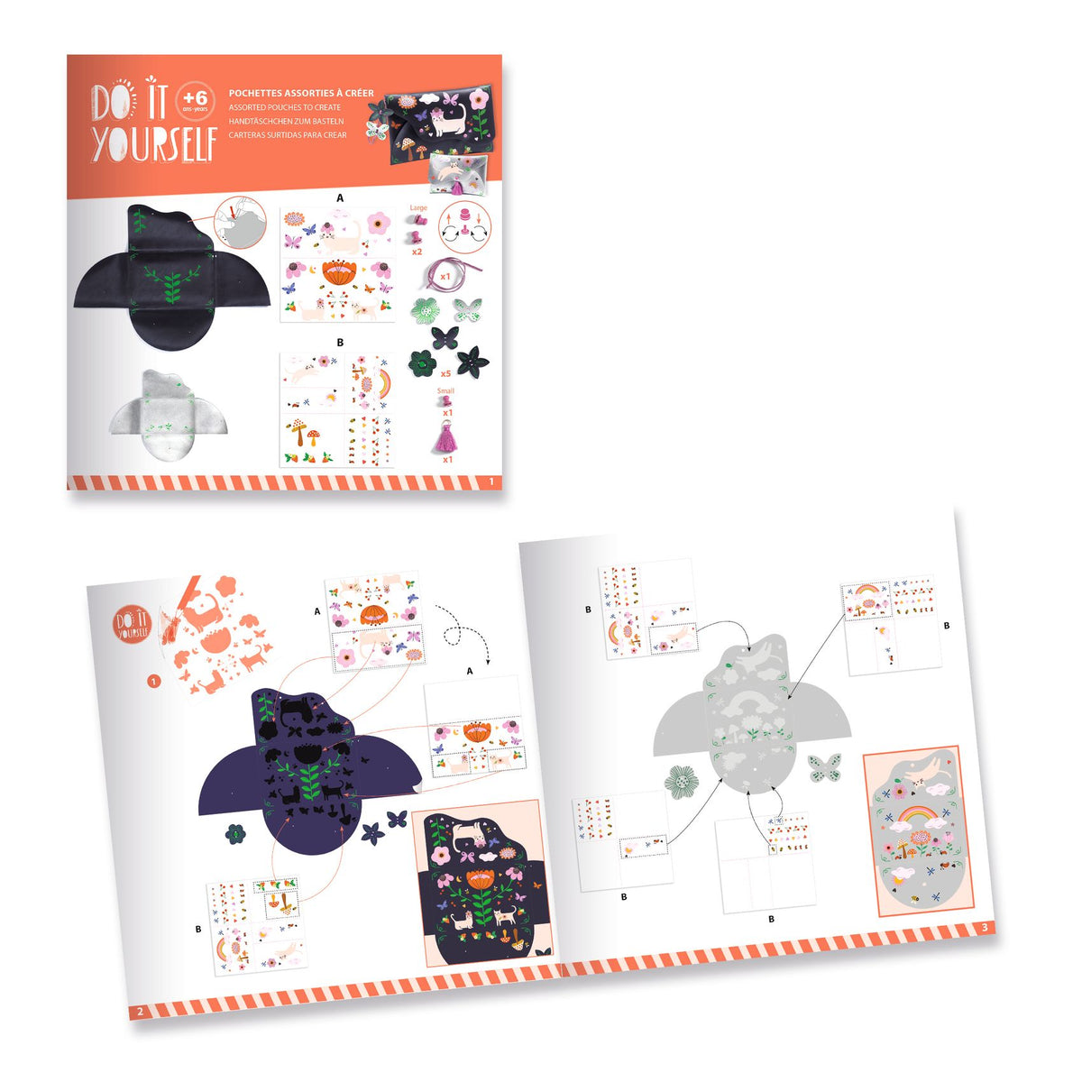 DIY / Pouches to Create: Joyful Friends