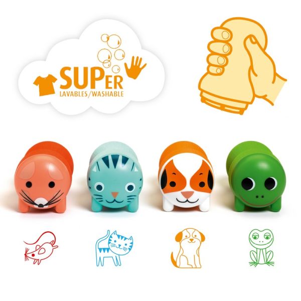 Stamps For Toddlers / Garden Animals