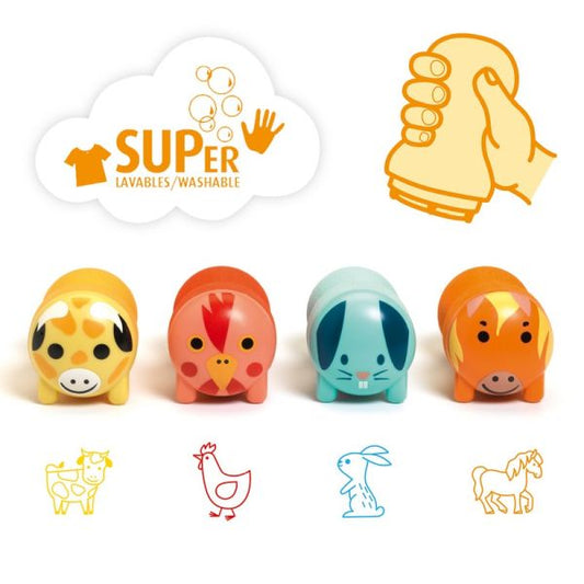 Stamps For Toddlers / Farm Animals