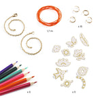 DIY / Shrink Plastic Jewelry / Feather and Lotus