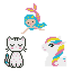 Dotzies Stickers (3) Unicorn, Kitten, Mermaid