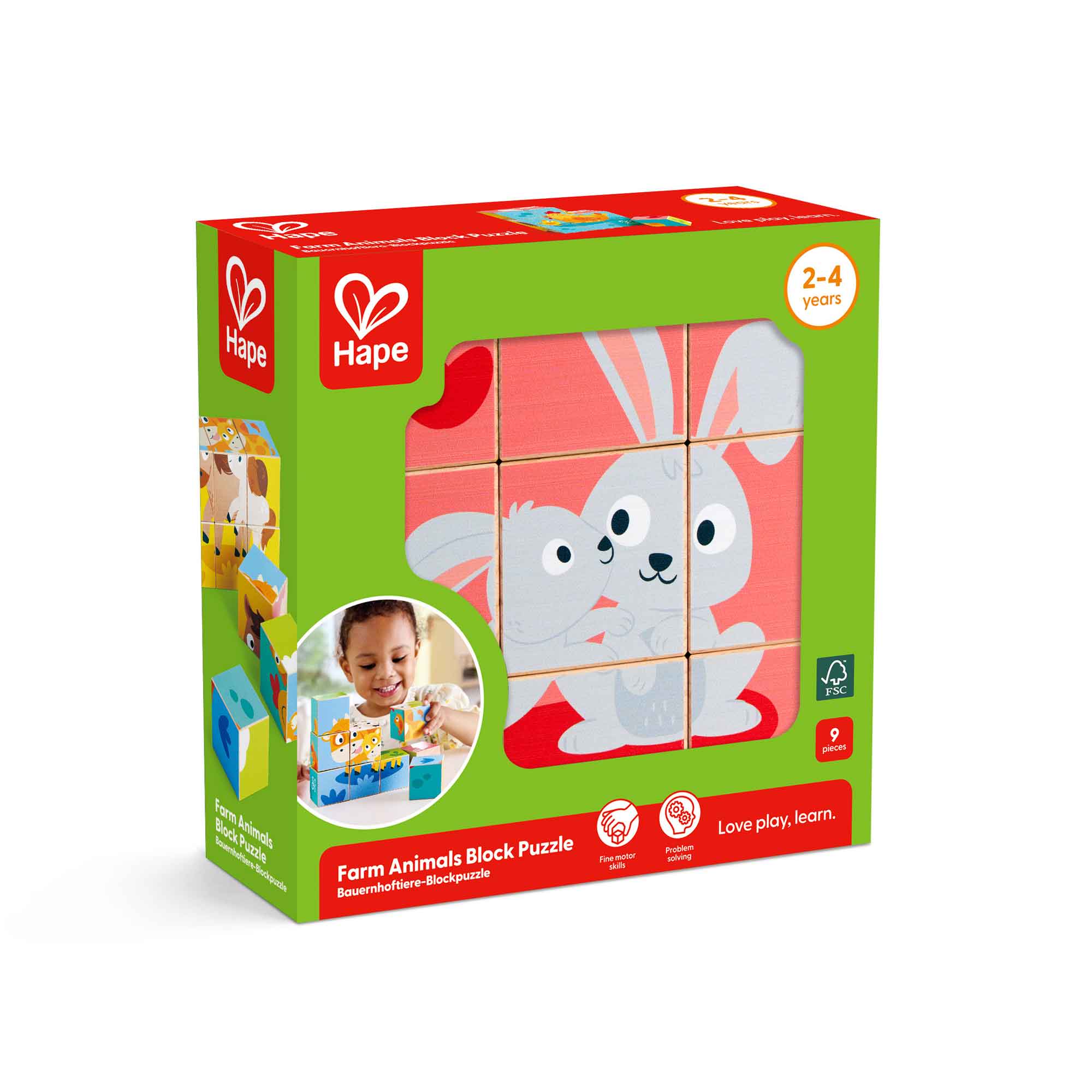 FARM WOODEN BLOCKS PUZZLE