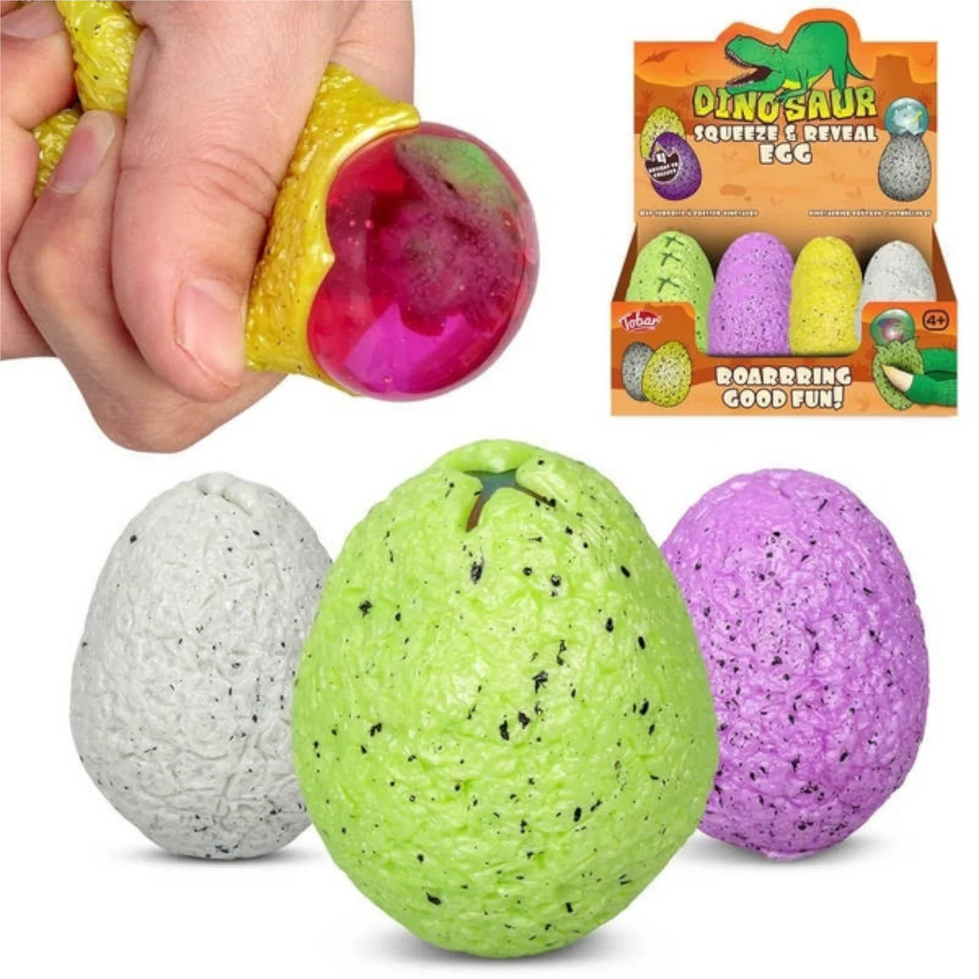 Dinosaur Squeeze and Reveal Eggs