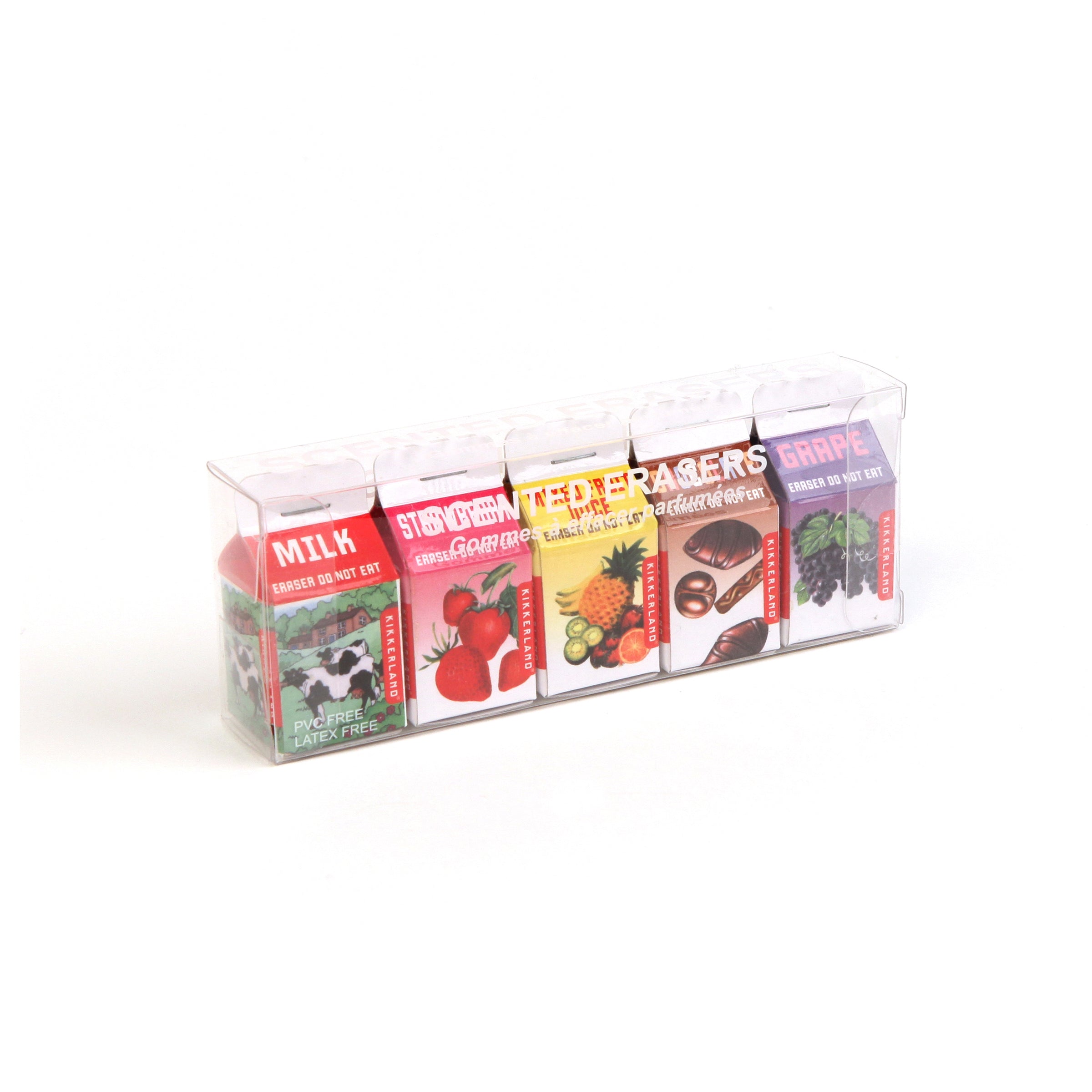 Milk Carton Scented Erasers Pack Of 5