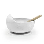 Siliscoop Bowl & Spoon Day Dream Grey Speckle