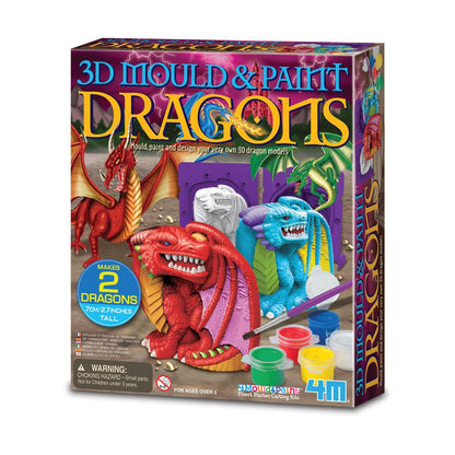 3D Mould & Paint Dragons