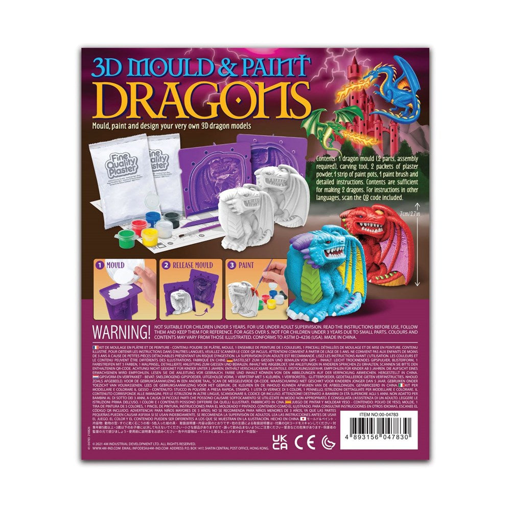 3D Mould & Paint Dragons