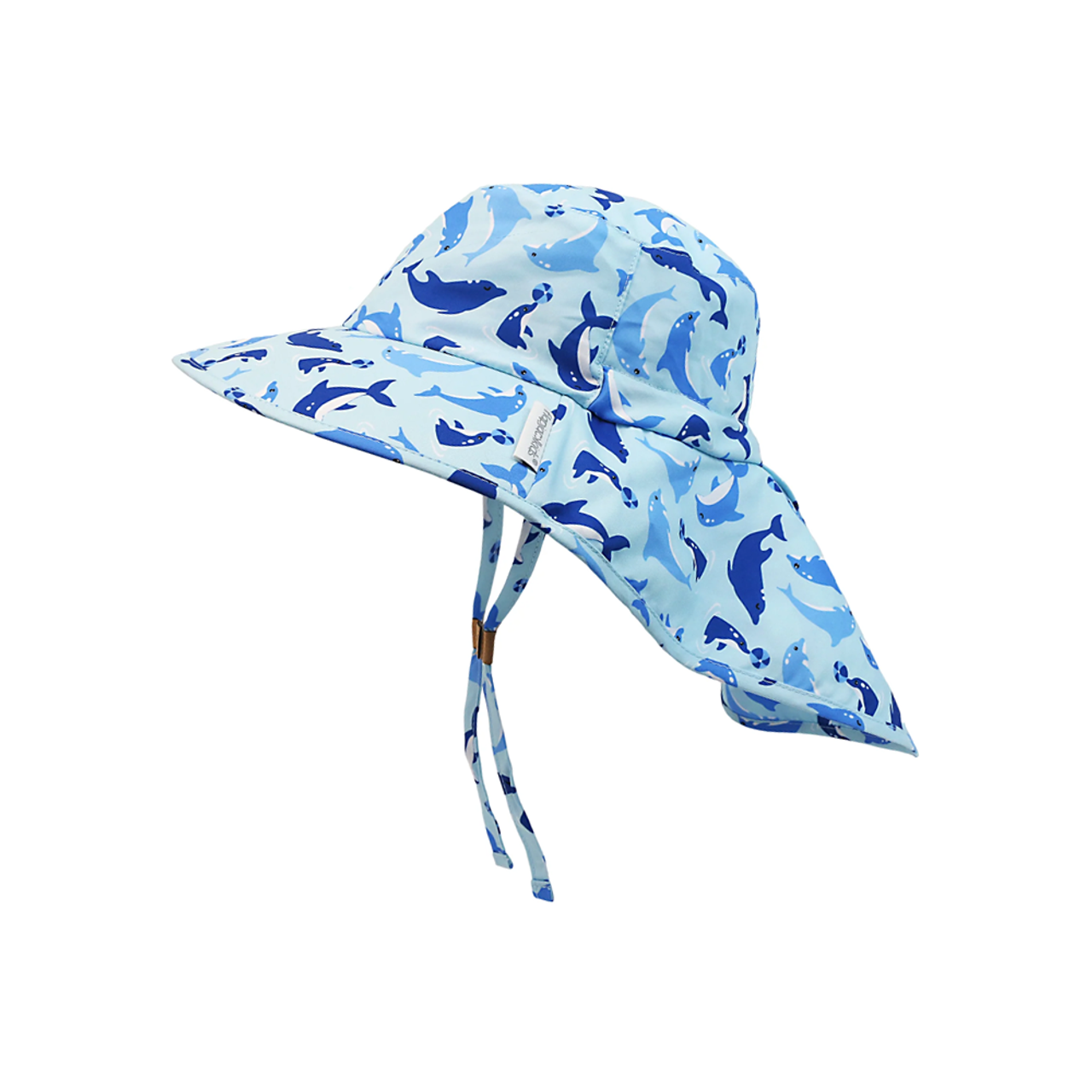 Sun Hat Neck Cape - Dolphin