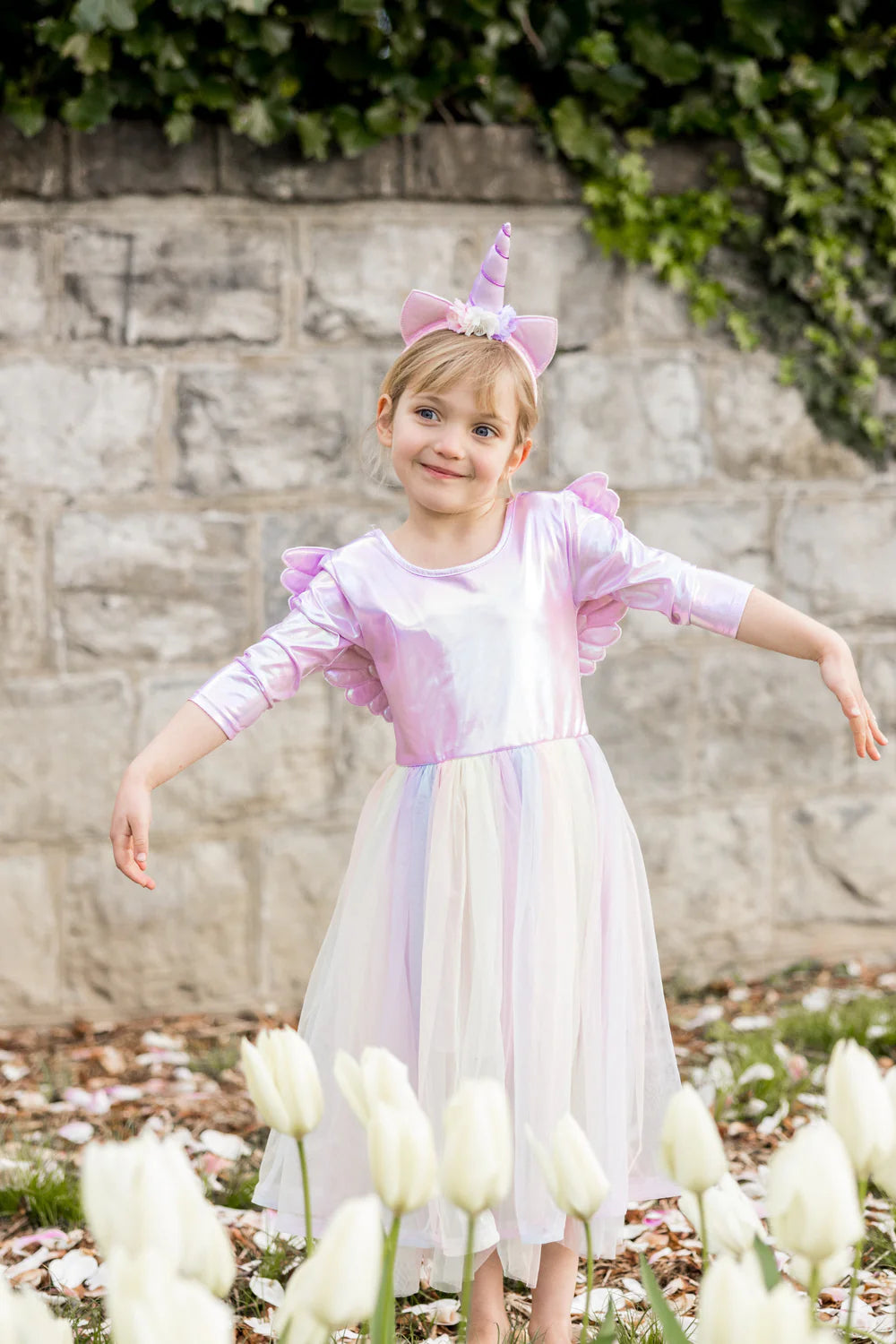 Alicorn Dress with Wings & Headband