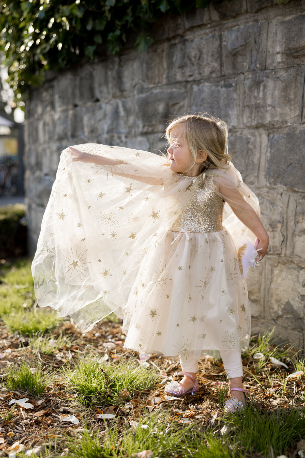 Golden Glam Cape