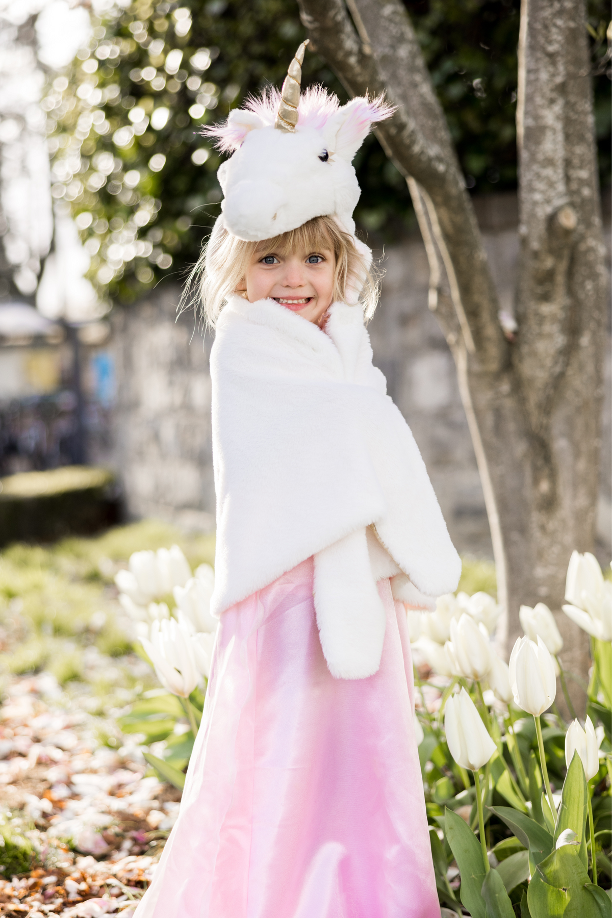 Unicorn Cuddle Cape, White