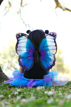 Midnight Butterfly Tutu With Wings & Headband