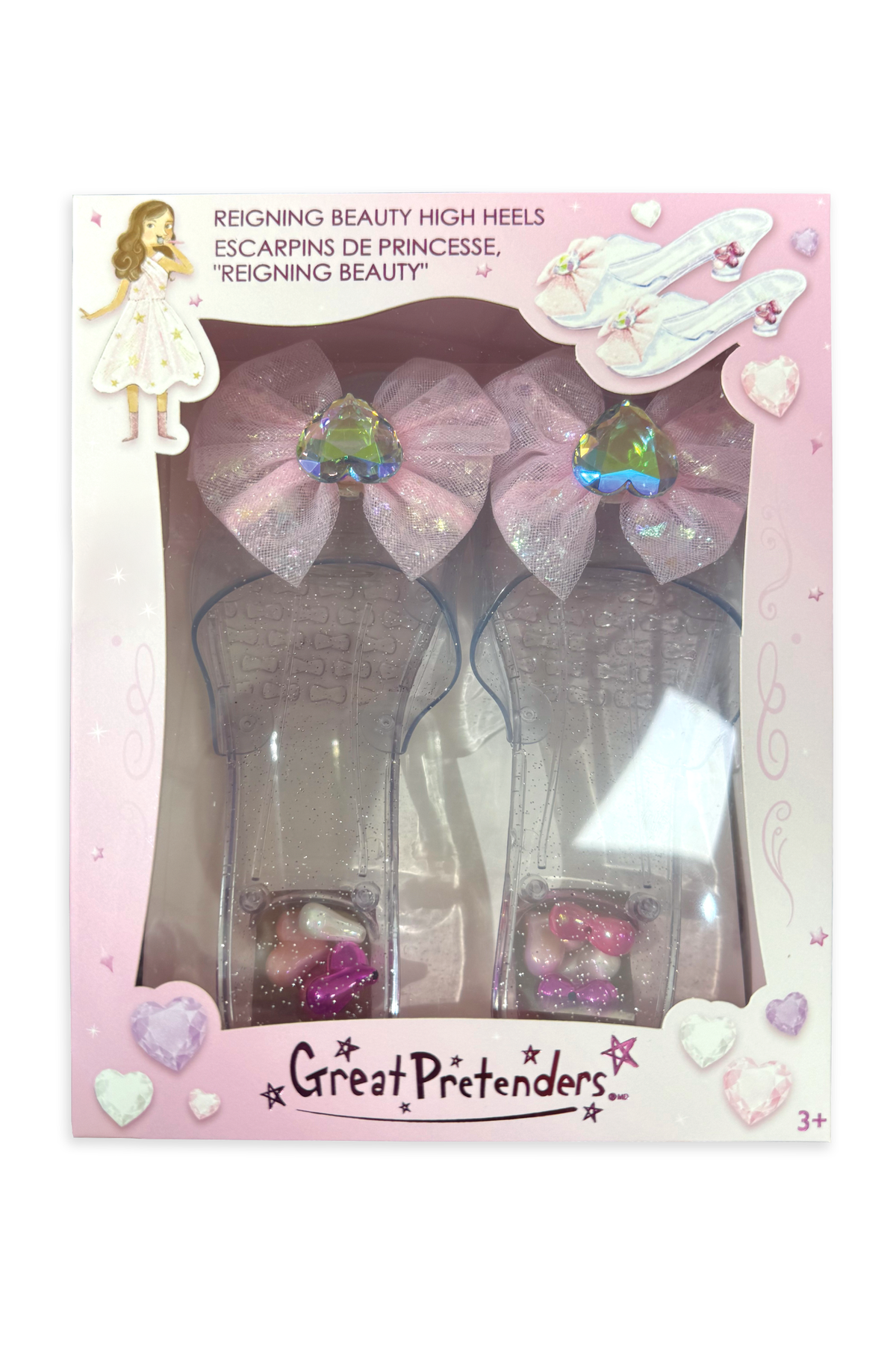 Reigning Beauty High Heels, Pink