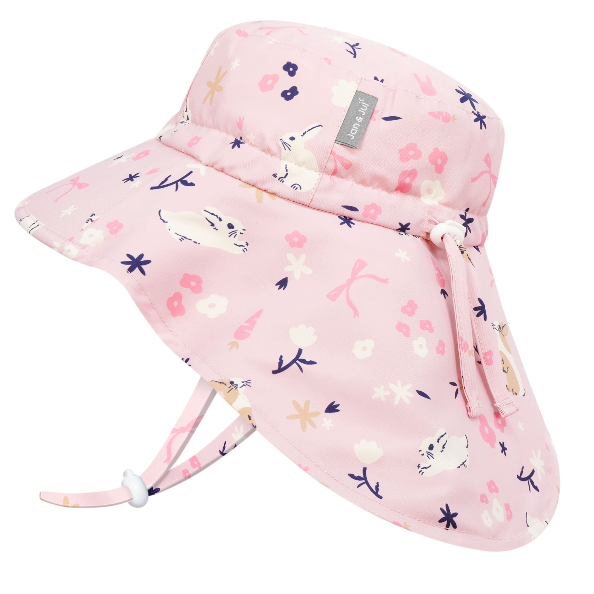 Bunny Flowers | Aqua Dry Adventure Hat