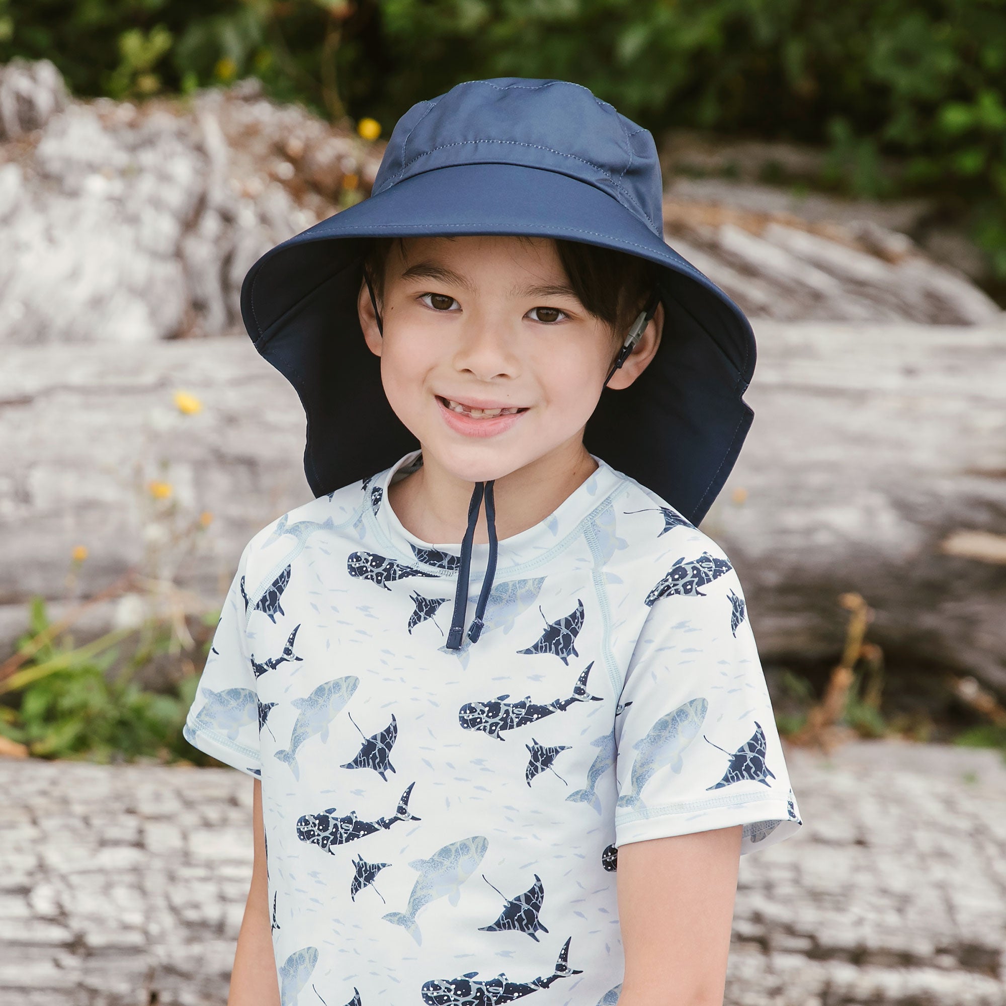 Dark Navy | Aqua Dry Adventure Hat